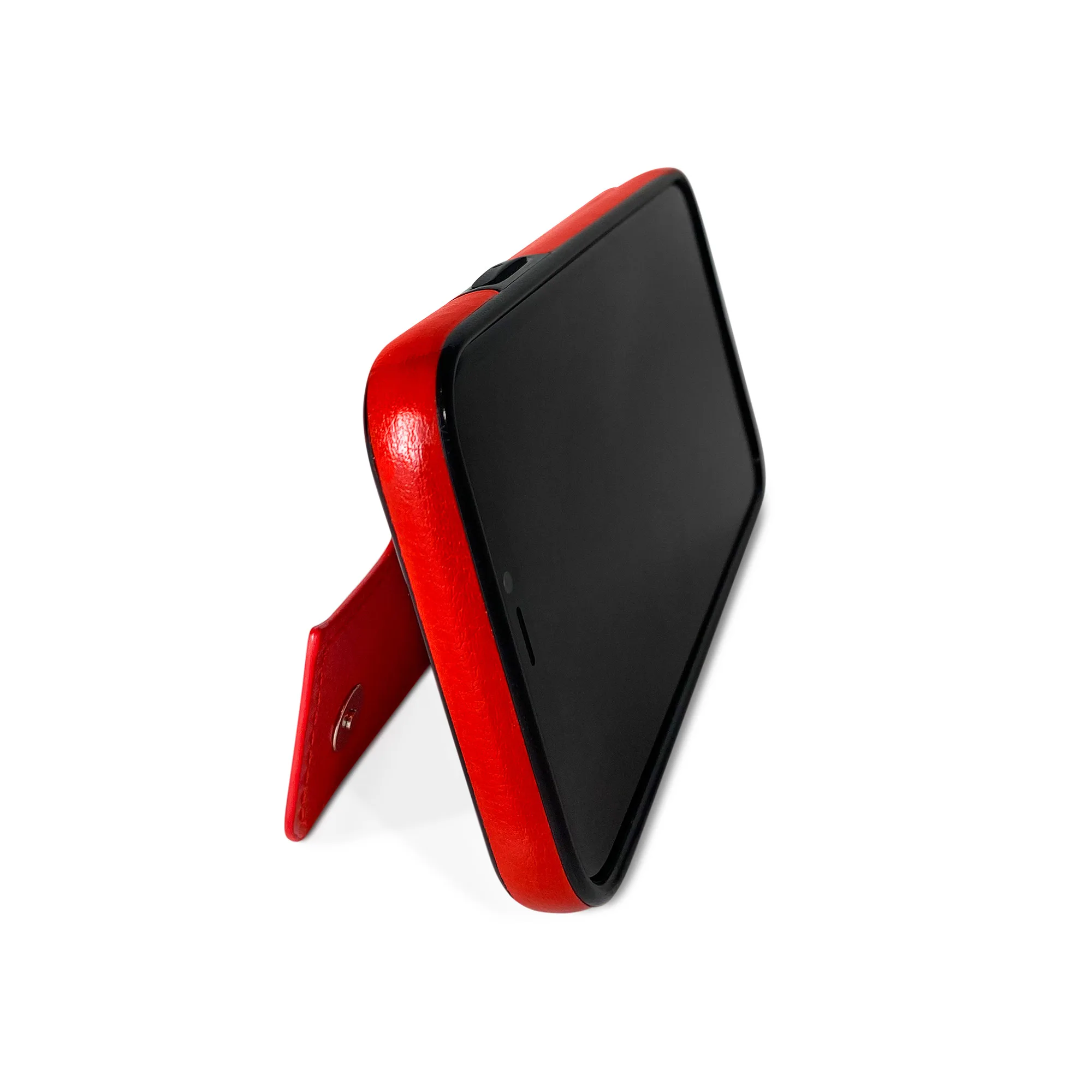 Billu - pour iPhone XR (6,1 pouces) Étui portefeuille en similicuir antichoc (rouge) – Image 5