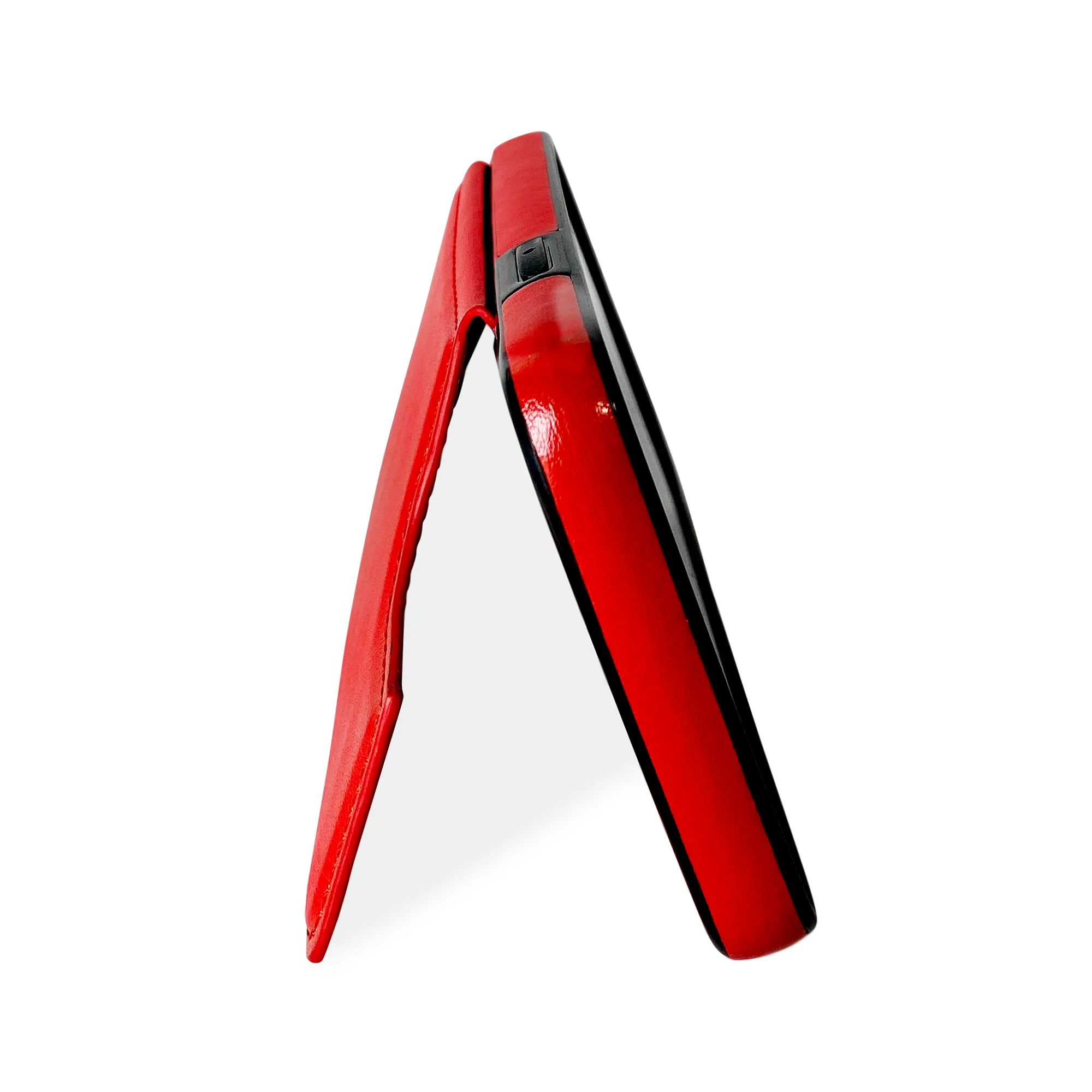 Billu - pour iPhone XR (6,1 pouces) Étui portefeuille en similicuir antichoc (rouge) – Image 4