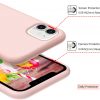 iPhone 11 Case Liquid Silicone Soft Gel Shockproof Protective Anti-Scratch Phone Cases for iPhone 11 6.1-inch 2019 Pink - Image 4