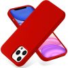 iPhone 12 Pro Max Case Liquid Silicone 6.7 Inch (2020), Soft Protective Cell Phone Cover, Red - Image 3
