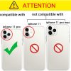 Billu - pour iPhone 11 Pro (5.8 pouces) Étui portefeuille en similicuir végane antichoc (marron brun élégant) - Image 3