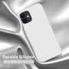 Cover for iPhone 12 Mini 5.4 inch 2020 Liquid Silicone Case Design Soft Full Body Protection Shockproof (White) - Image 3