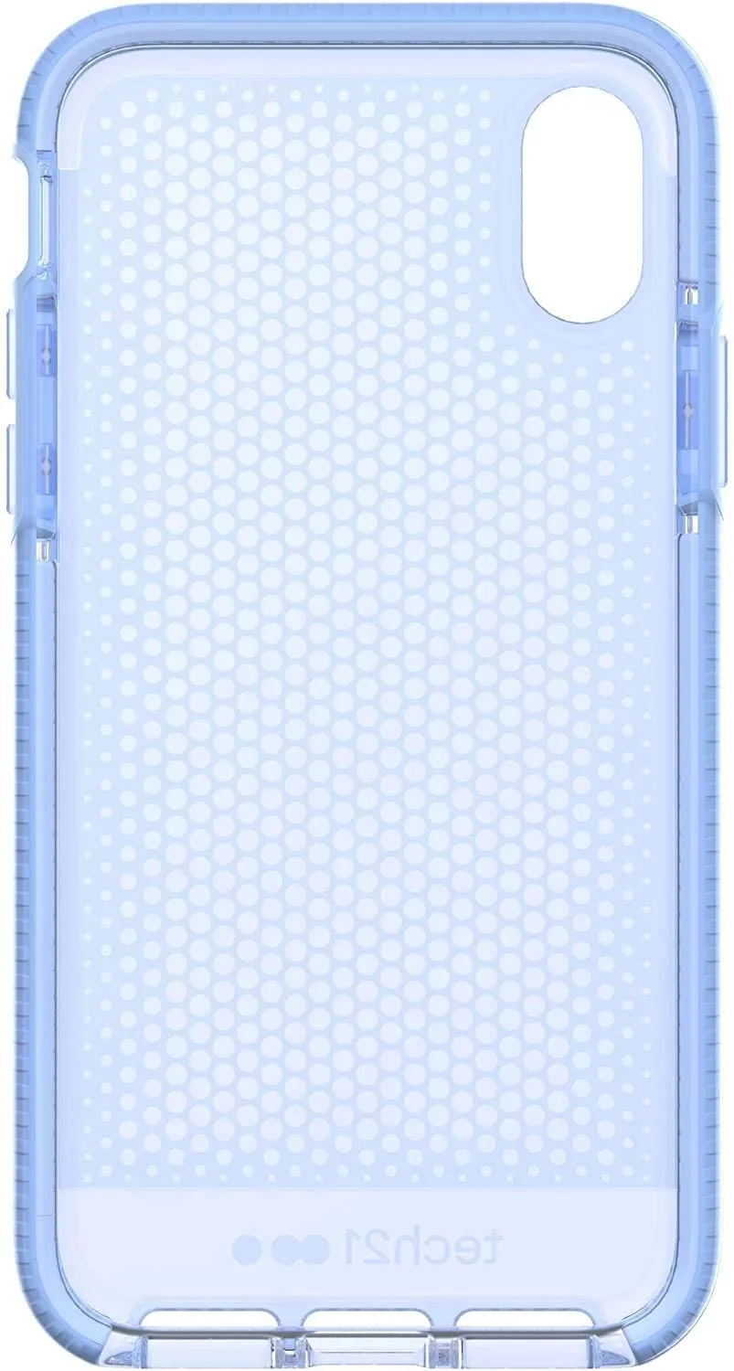 Tech 21 - Back Cover iPhone Case for Apple iPhone X and XS Shockproof EVO MESH - Lilac Blue - Image 5
