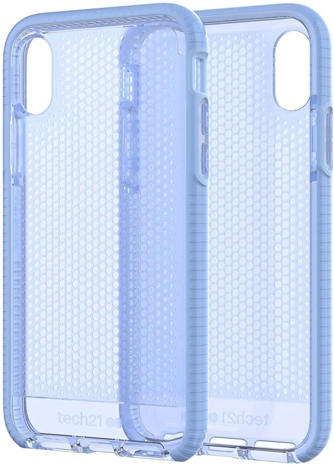 Tech 21 - Back Cover iPhone Case for Apple iPhone X and XS Shockproof EVO MESH - Lilac Blue - Image 7