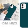 Case for iPhone 12, iPhone 12 Pro Case 5G Liquid Silicone Shockproof Protective Phone Case for iPhone 12 Pro/12 6.1-inch Teal - Image 8