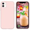 iPhone 11 Case Liquid Silicone Soft Gel Shockproof Protective Anti-Scratch Phone Cases for iPhone 11 6.1-inch 2019 Pink