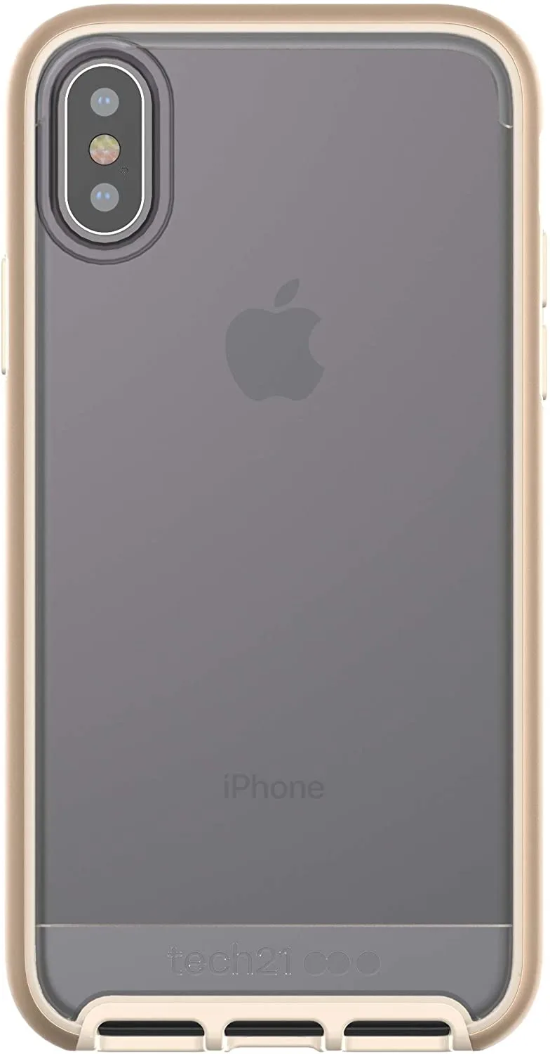 Tech21 - Back Cover iPhone Case for Apple iPhone X and XS Shockproof EVO ELITE - Gold - Image 6