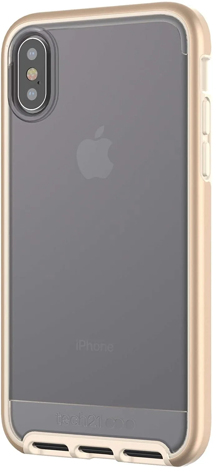 Tech21 - Back Cover iPhone Case for Apple iPhone X and XS Shockproof EVO ELITE - Gold - Image 4