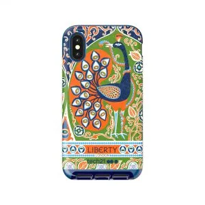 Tech 21 – Coque iPhone Étui pour Apple iPhone X et XS Evo Luxe Antichoc – Motif Oiseau Paon