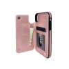 Billu - for iPhone XR (6,1-inch) Wallet Case Faux Leather Cover Shockproof Kickstand (Pink Rose Gold)