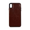 Billu - pour iPhone XS Max (6,5 pouces) Étui portefeuille en similicuir antichoc (marron brun élégant) - Image 2