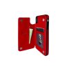 Billu - for iPhone X and iPhone XS (5,8-inch) Wallet Case Faux Leather Cover Shockproof Kickstand (Red)