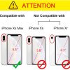 Billu - pour iPhone XS Max (6,5 pouces) Étui portefeuille en similicuir antichoc (marron brun élégant) - Image 3